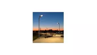Lámpara de pie LED solar 2140lm Modelo Solis
