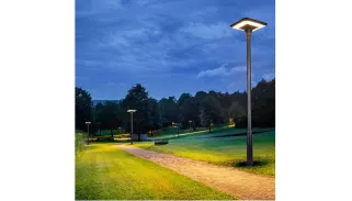 Lámpara de pie LED solar 3200lm Modelo Helios
