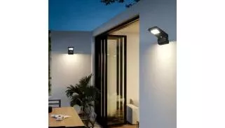 1200lm Solar LED Lámpara de Pared Modelo Candela