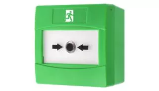Pulsador manual inalámbrico de alarma - Verde