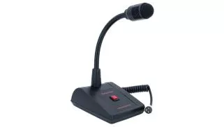 Micrófono de sobremesa con enchufe XLR simétrico